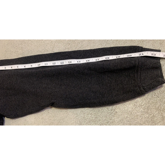 Arrow USA 1951 Sweater Mens Large 1/4 Zip Dark Grey Classic Mock Neck Pullover - Picture 11 of 11